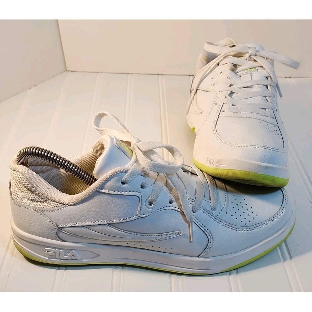 Women's FILA TN-83 White Athletic Tennis Shoes Sneakers Size 7.5